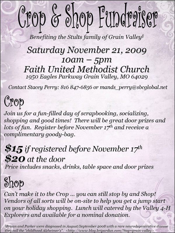 Crop & Shop Fundraising Event